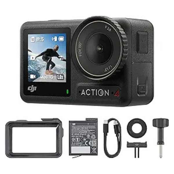 DJI 4K/120fps Waterproof Action 4 Camera With a 1/1.3" Sensor
