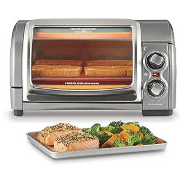Hamilton Beach 31344D Easy Reach With Roll-Top Door Toaster Oven