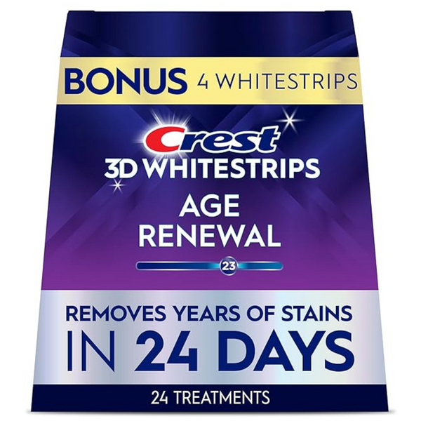 Crest 3D Whitestrips Professional Effects Plus, 3D White, Teeth Whitening Strip Kit, 48 Strips (24 Count Pack)