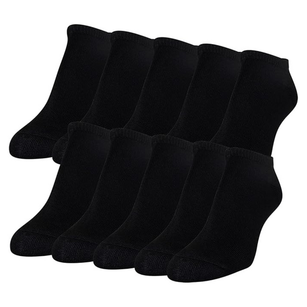 10 Pairs Of GOLDTOE Women’s Cushion No Show Socks