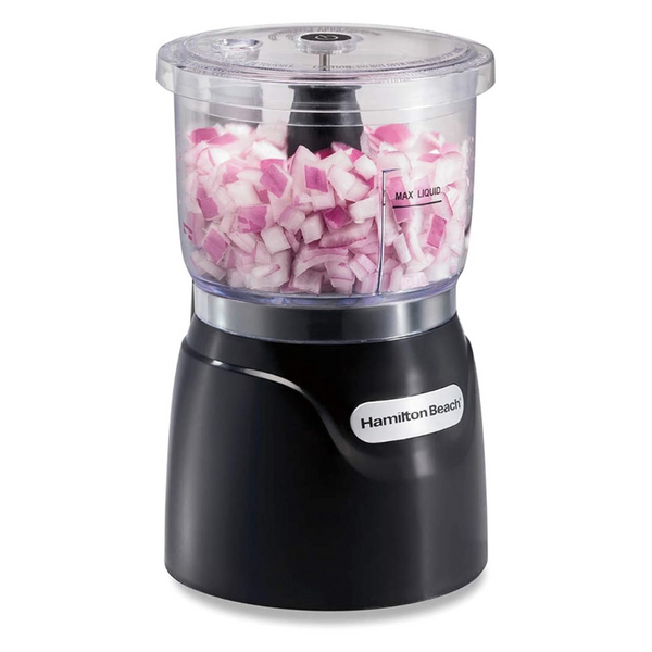 Hamilton Beach Electric Vegetable Chopper & Mini Food Processor, 3-Cup