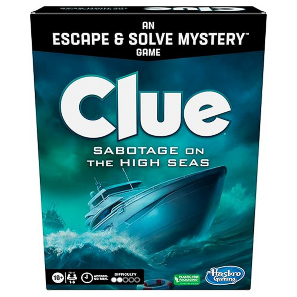 Hasbro Gaming Clue Board Game Sabotage On The High Seas, Escape Room Game