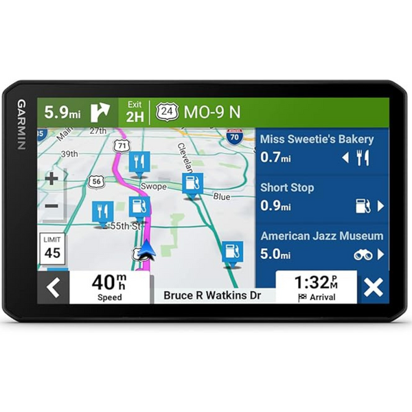 Garmin DriveCam™ 76, Large, Easy-To-Read 7” GPS Car Navigator, Built-In Dash Cam, Automatic Incident Detection