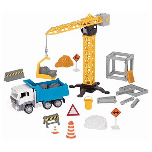 Driven By Battat – 62pc Construction Playset