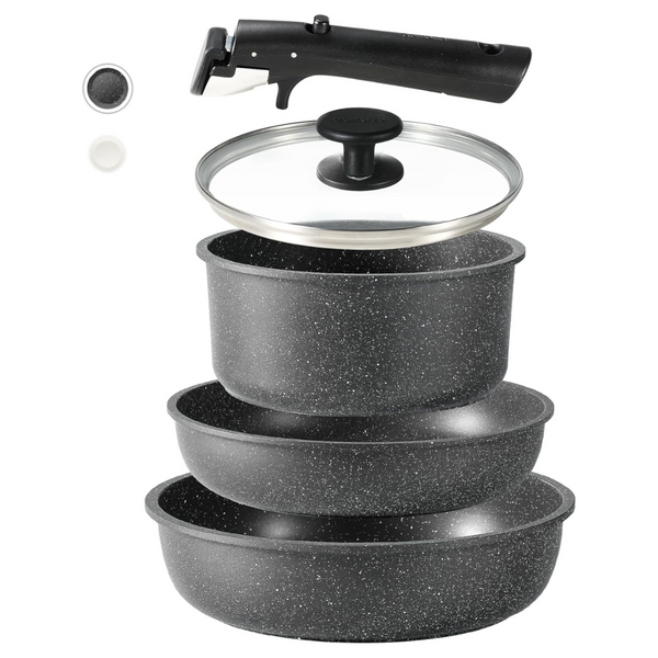 3-Piece Non Stick Pots And Pans Set