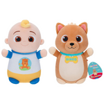 2-Pack 10" Squishmallows Original Cocomelon JJ and Bingo HugMees Plush