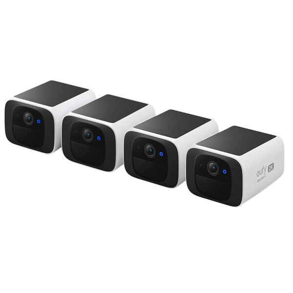 4-Pack eufy Security S220 SoloCam 2K Solar Wireless Outdoor Camera