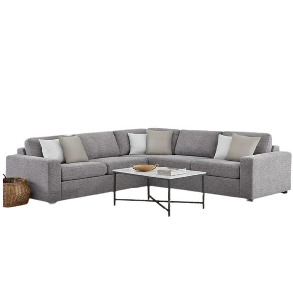 3-Piece Member's Mark Lowell Sectional With 6 Accent Pillows