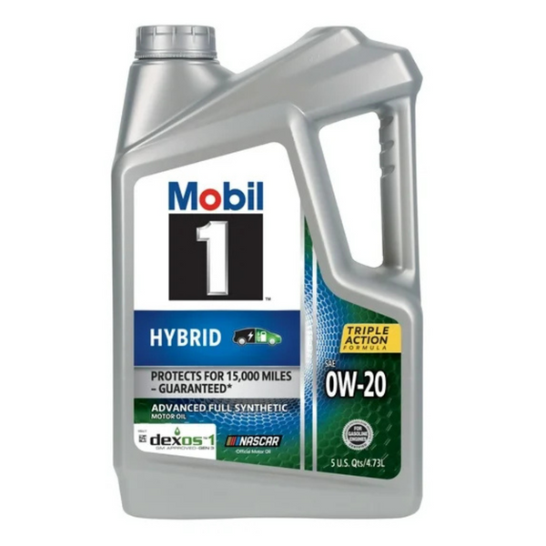 5-Quart Mobil 1 Hybrid 0W-20 Advanced Full Synthetic Motor Oil