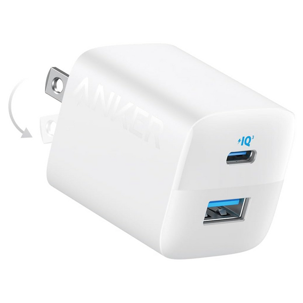 Anker 323 2-Port 33W USB-C Compact Charger Adapter (2 Colors)