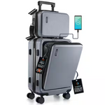 2-Piece Travelarim 22 Inch Carry-On Weekender Luggage Set