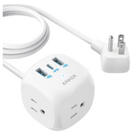 Anker 20W USB-C 321 Power Strip With 3 Outlets & 5ft Cord