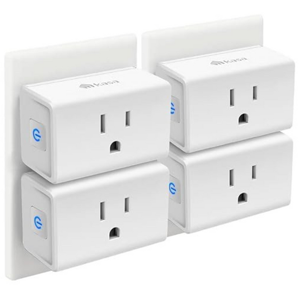 4-Pack Kasa Mini 15A Smart Plug Wi-Fi Outlet Works with Alexa