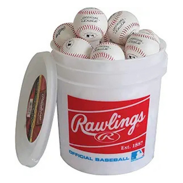 24-Count Rawlings Official League Recreational Use Practice Baseballs (Youth/8U)