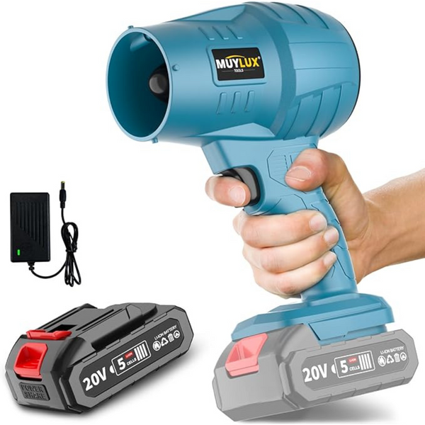 Electric Cordless Leaf Blower w/1 X 2.0Ah Battery & Charger