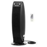 Amazon Basics Oscillating Tower Heater, With Digital Display, Remote Control