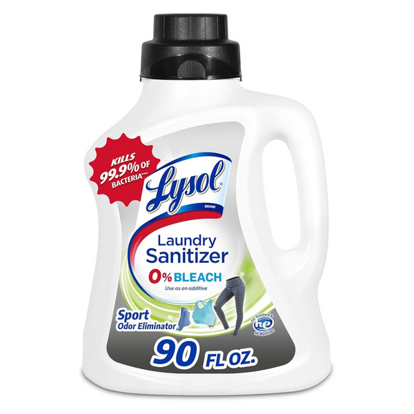 Lysol Sport Laundry Sanitizer Additive, Sanitizing Liquid (90oz)
