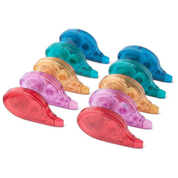 Amazon Basics White-Out Correction Tape (10-Pack)