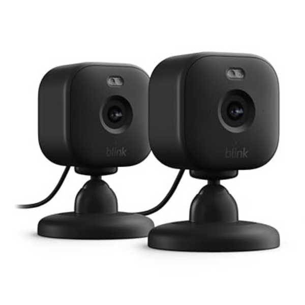 Blink Mini 2 (Newest Model) — Home Security Cameras With HD Video, Color Night View, Motion Detection, Two-Way Audio, And Built-In Spotlight (2 Cameras)