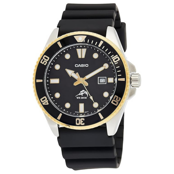 Casio Men's Diver Inspired Stainless Steel Quartz Watch