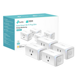 4-Pack TP-Link EP25 Kasa Smart Wi-Fi Plug Slim With Energy Monitoring