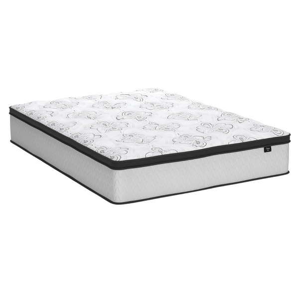 Signature Design By Ashley Queen Chime 12" Medium Firm Hybrid Mattress