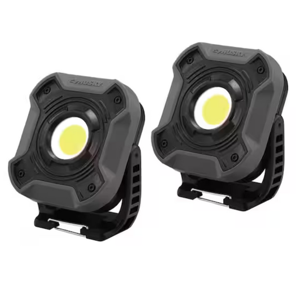 2-Pack Husky 800-Lumen LED Utility Lights w/Magnetic Handle