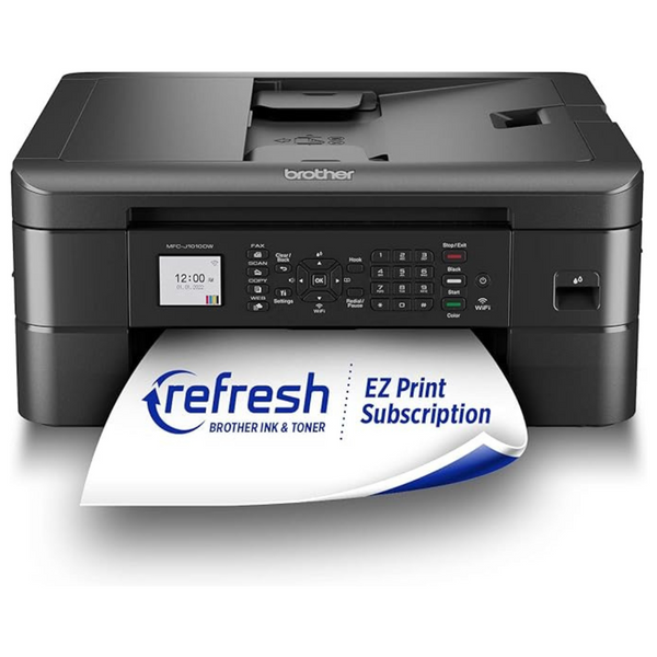 Brother MFC-J1010DW Wireless Color Inkjet 4-In-1 Printer With Duplex