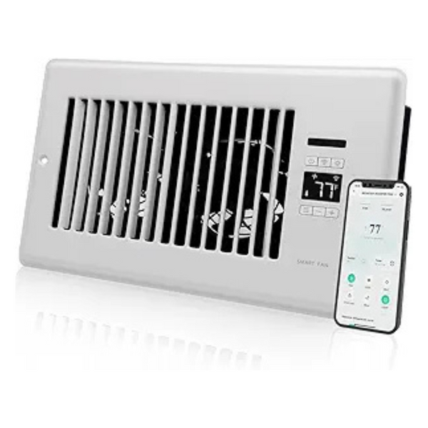 6" x 10" Super Quiet Register Booster Fan