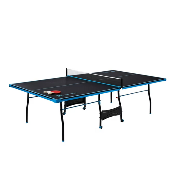 MD Sports Official Size Indoor Table Tennis Pong Table, 4 Piece Foldable Design With Net, Paddles & Balls