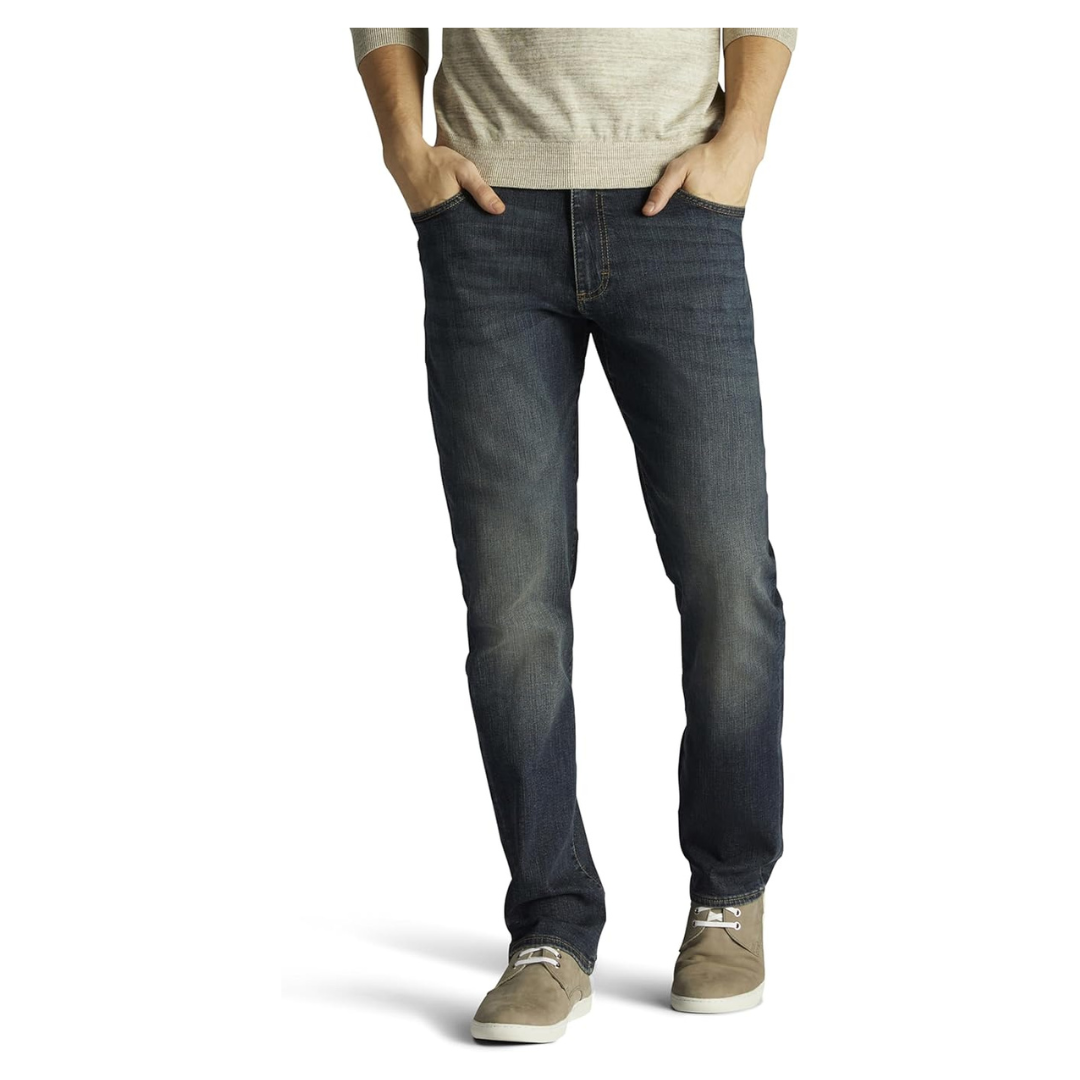 Lee Men’s Big & Tall Extreme Motion Straight Taper Jeans