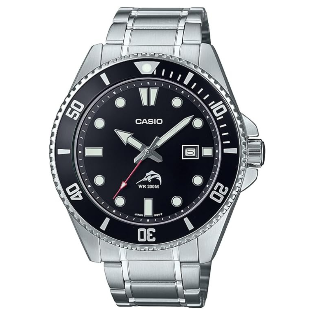 Casio Classic Diver Stainless Steel Unisex Analog Watch