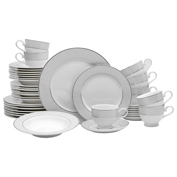 40-Pieces Mikasa Parchment Dinnerware Set, Service For 8
