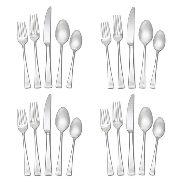 20-Piece Mikasa Lucia Stainless Steel Silverware Set