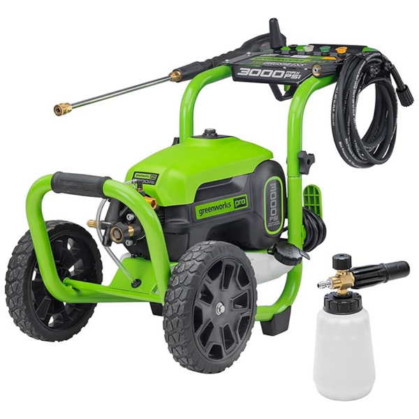 Greenworks 3000 PSI Pressure Washer With Foam Cannon