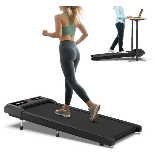 Portable 10% Incline Under Desk Treadmill