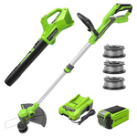 Greenworks 40V Cordless Trimmer/Edger & Leaf Blower Kit