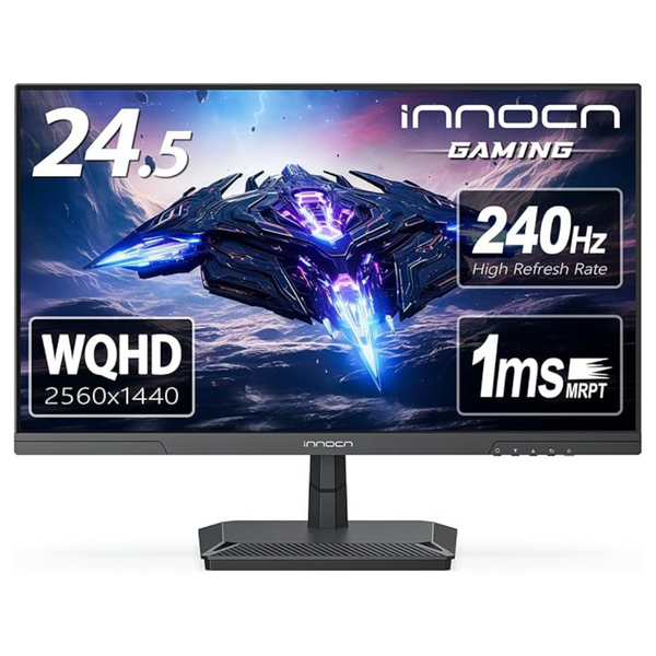 INNOCN 24.5" WQHD 240Hz 1ms IPS G-SYNC Compatible Gaming Monitor