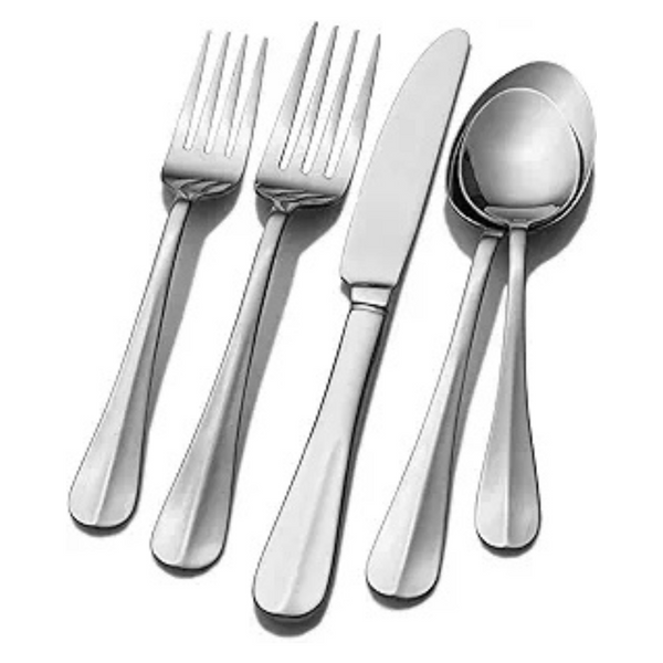 53-Piece Everyday Simplicity Stainless Steel Flatware Set, Service For 8
