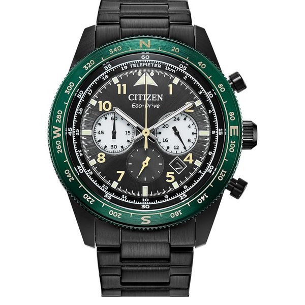 Citizen Men's Eco-Drive Chronograph Stainless Steel Bracelet Watch