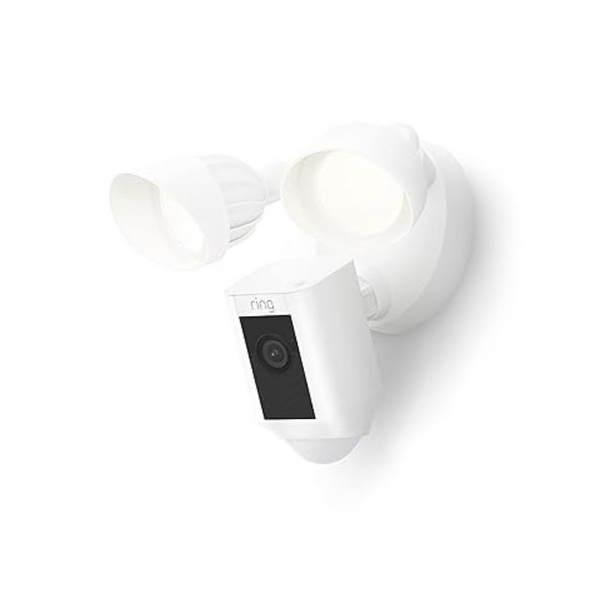Ring Floodlight Cam Plus Wired 1080p HD Security Camera (Newest Model)