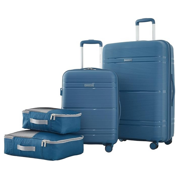4-Piece Travelers Club Astralnaut Hardside Expandable Spinner Luggage Set