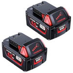 2-Pack Simple Plus+ 6.0Ah 18V Replacement For Milwaukee Batteries
