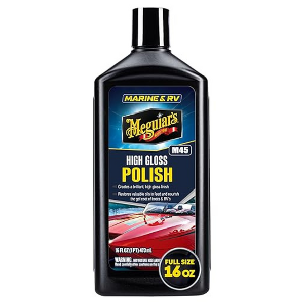 Meguiar's M4516 Marine/RV Polish & Gloss Enhancer, 16 Oz Bottle