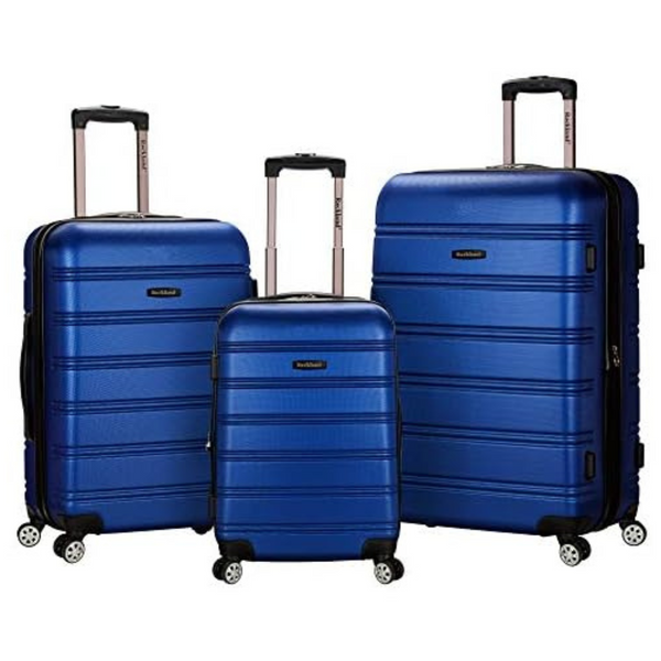3-Piece Rockland Expandable Spinner Wheel Luggage (20"/24"/28")