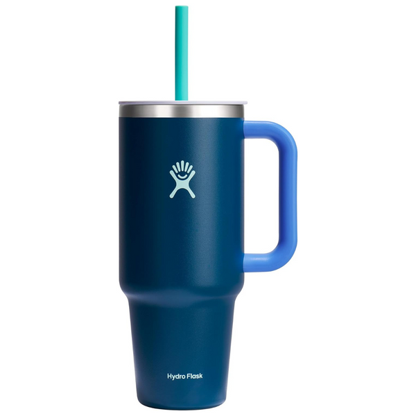 40-Oz Hydro Flask Insulated Stainless Steel Travel Tumbler W/ Lid & Straw