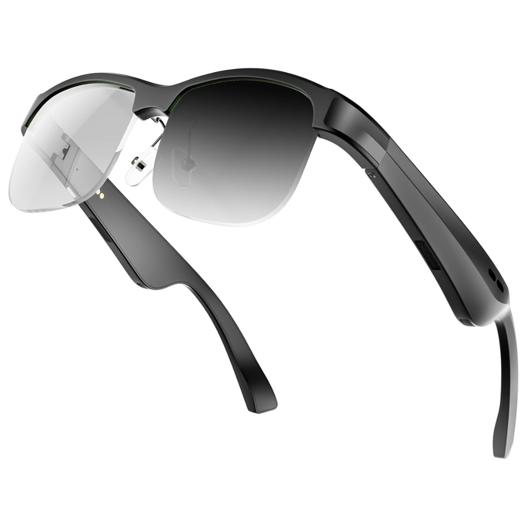 Blue Light Bluetooth Smart Glasses With Mic & Speakers