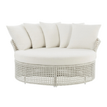 Mainstays Tuscany RIdge Outdoor Daybed (White With Cream)