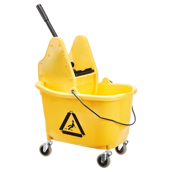 35-Qt Amazon Basics Rectangular Mop Bucket And Down Press Wringer Combo