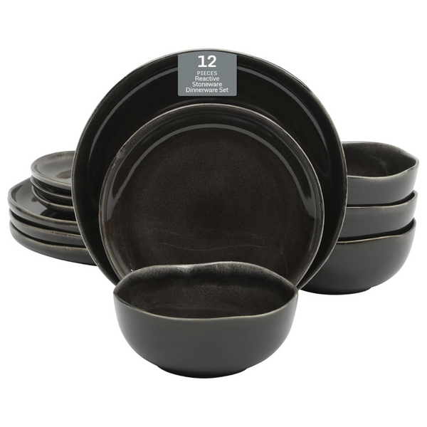 Gibson Soho Lounge Nardini 12 Piece Dinnerware Set, Service For 4